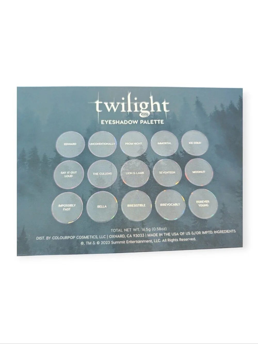 Colourpop twilight eyeshadow